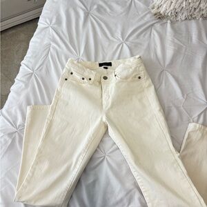 Banana Republic Cream Sculpt Skinny Jeans
